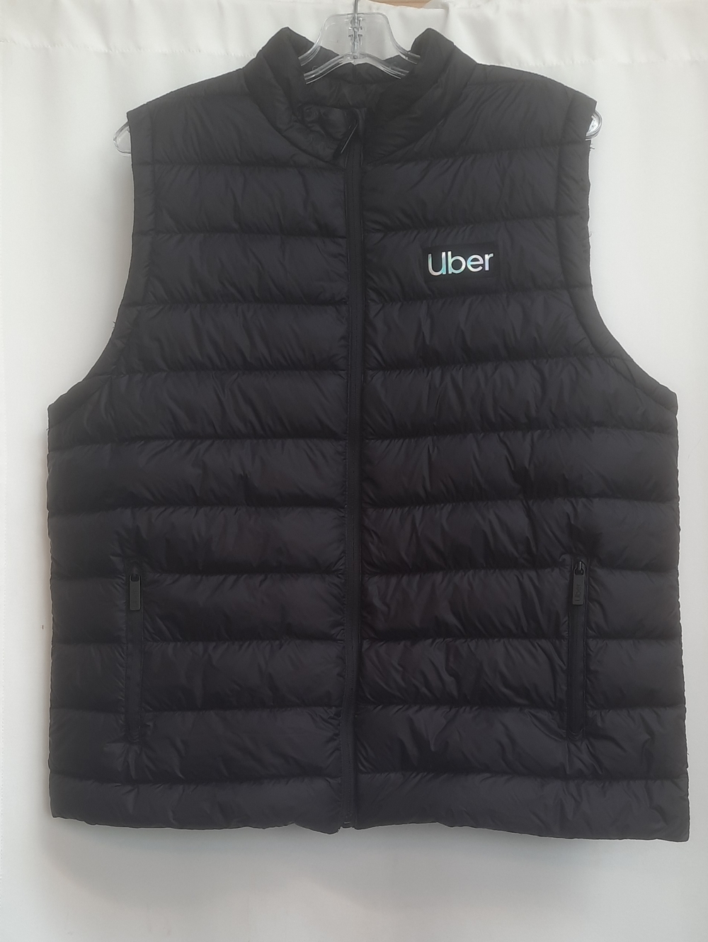UBER Black Limited Edition Mens Down Puffer Vest Size Large
